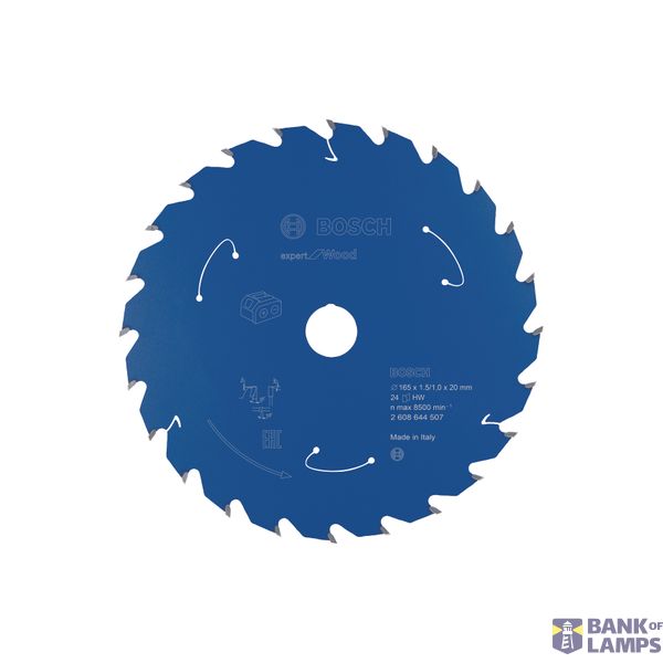 Expert for Wood Circular Saw Blade for Cordless Saws 165x1.5/1x20 T24 image 1