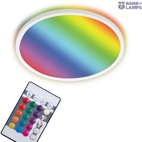 Ultra flat RGB/W-LED panel with Backlight, white, 1xLED/22W image 1