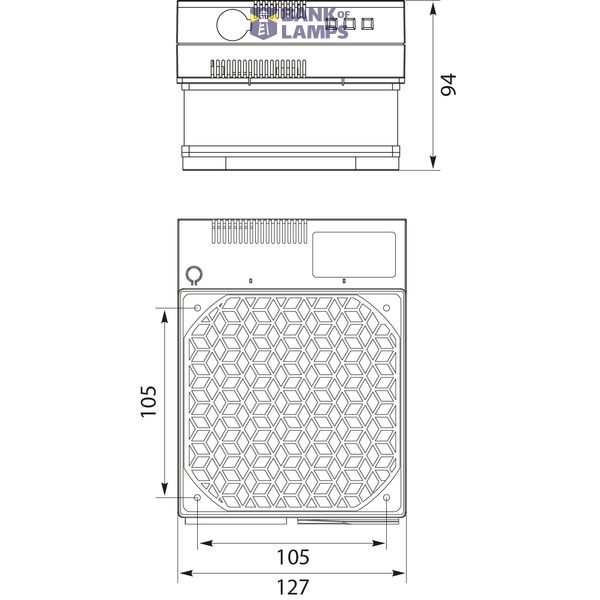 Compact heater with fan WEG151 image 2