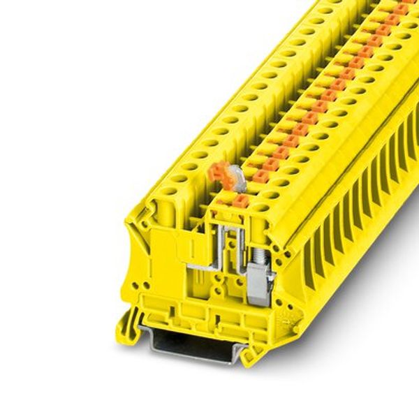 UT 6-MT P/P YE - Knife-disconnect terminal block image 1