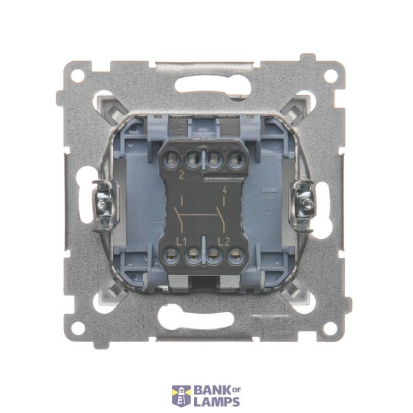 Double surface mounted box, white image 1