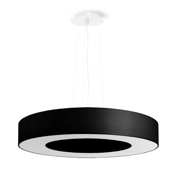 CHANDELIER SATURNO SLIM 50 BLACK E27 5X60W IP20 image 1