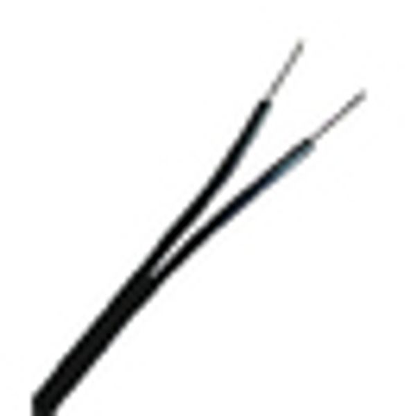 PVC Twin Wire (H)03VH-H 2x0,75 (YzwL) black (The price is shown without markup on metals. Request a quote for accurate information) image 2