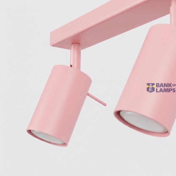 Ceiling lamp RING 4L pink image 8