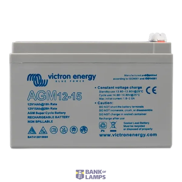 12V/15Ah AGM Super Cycle Batt. (M5) image 1