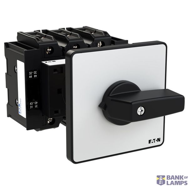 P3 Main switch, 80 A,Rear mounting, 3 pole, Form Z, Black, Door coupli image 5