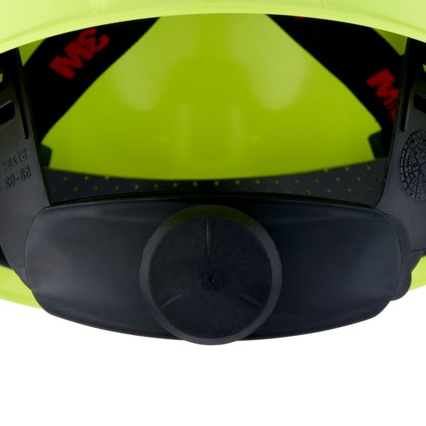 3M™ Hard Hat, Uvicator, Ratchet, Ventilated, Plastic Sweatband, Hi-Viz image 3