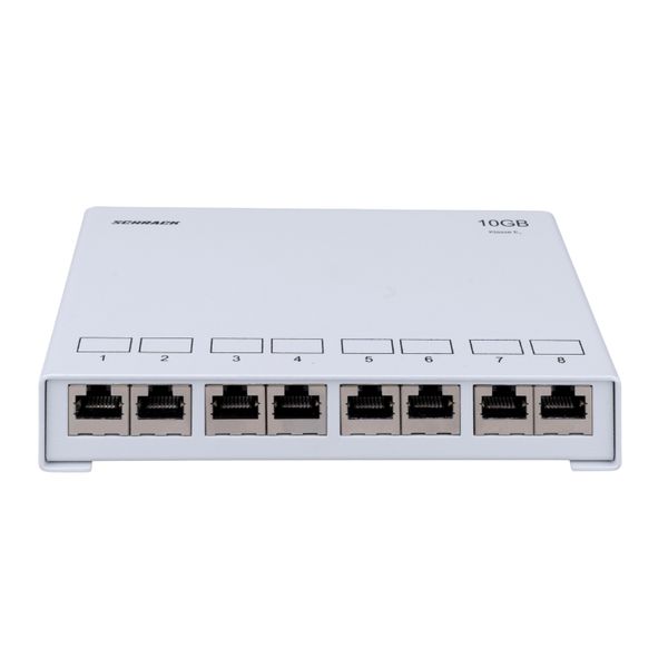 DE-EMBEDDED LINE Patchpanel Desktop 8xRJ45 shielded, 10GB image 1