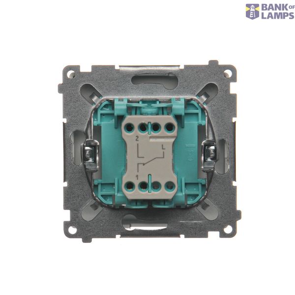 Bell Button, (module), 10AX, quick connection, cream white/electro white image 1