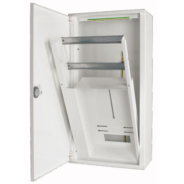 BCZ-A-TWS-2/26 Plastic door, white, +lock, for 2-row distribution board image 2