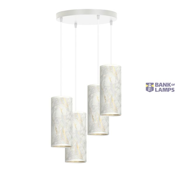 KARLI 4 WH PREMIUM MARBEL WHITE image 1