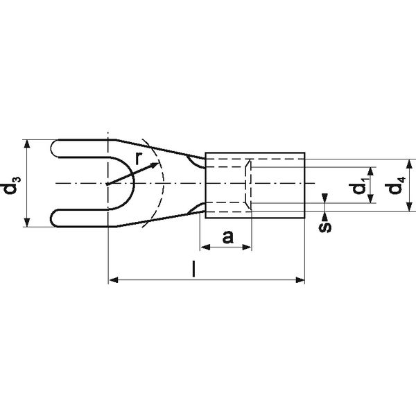 Spade terminal KNV_4-6/100 image 3