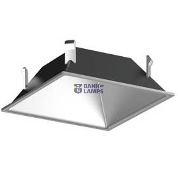 Avalon Square Housing Adjustable Cut-out 125*125mm Silver image 1