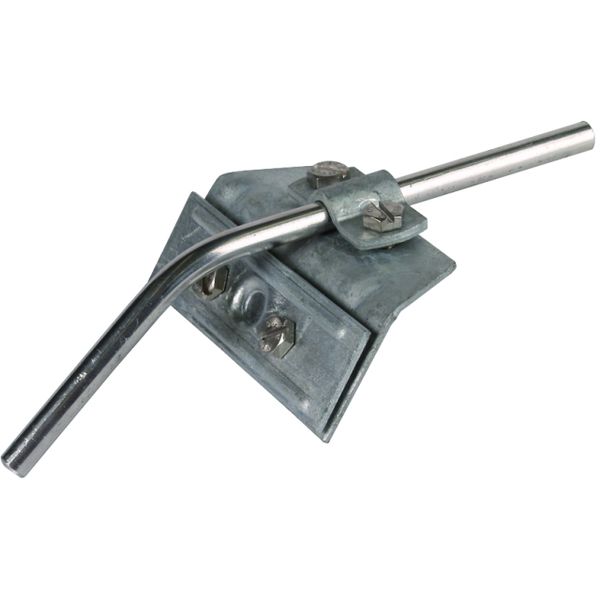 Snow guard clamp St/tZn, clamping range 3-13mm with cleat for Rd 7-10m image 1