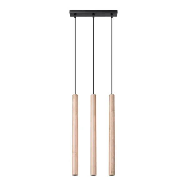 PASTELO 3L WOOD HANGING LAMP G9 3X8W IP20 image 1