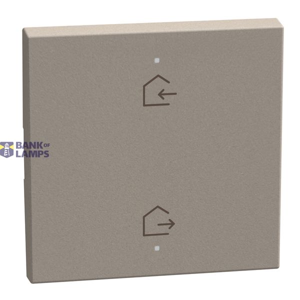 LIGHT NOW KEY COVER HOME-AWAY 2 MODULE STONE image 1