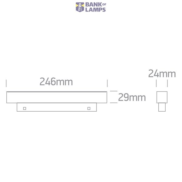 BLACK 12W CCTV 48V IP20 MINI/MIDI image 2