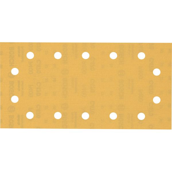 EXPERT C47 Sandpaper with 14 holes for Orbital Sanders 115 x 23 mm, G 4 5-pc image 1