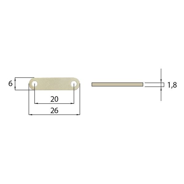 Clip for fixing IP20 and IP54 LED strips image 1
