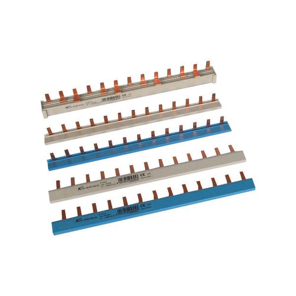 Z-SV-10/1P-F/13 Phase busbar, 1-phase, 10qmm, angled gray, pin, 13SU image 5