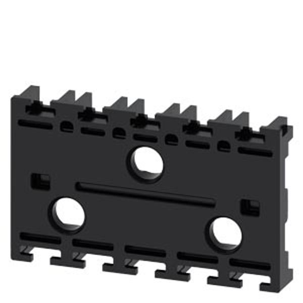 Floor mounting adapter black for modules for floor mounting without screws image 1