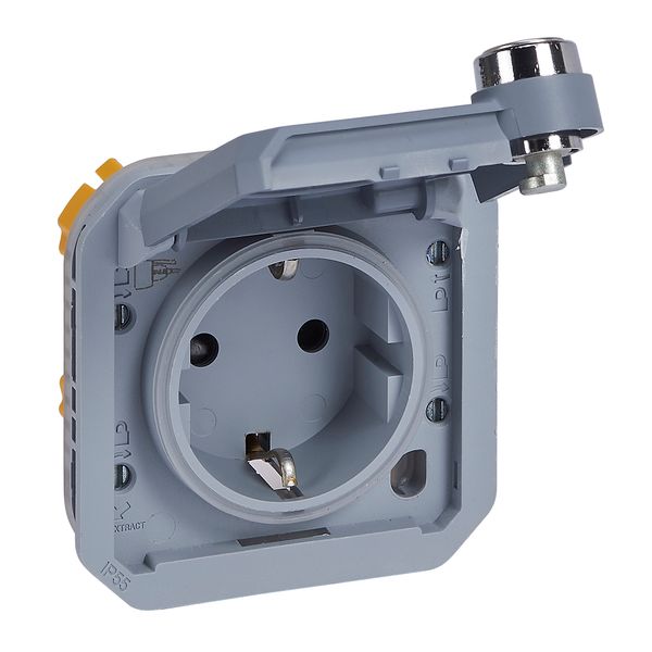 PLEXO GERMAN STANDARD WITH KEY DIFFERENTE - GREY - MECHANISM image 1