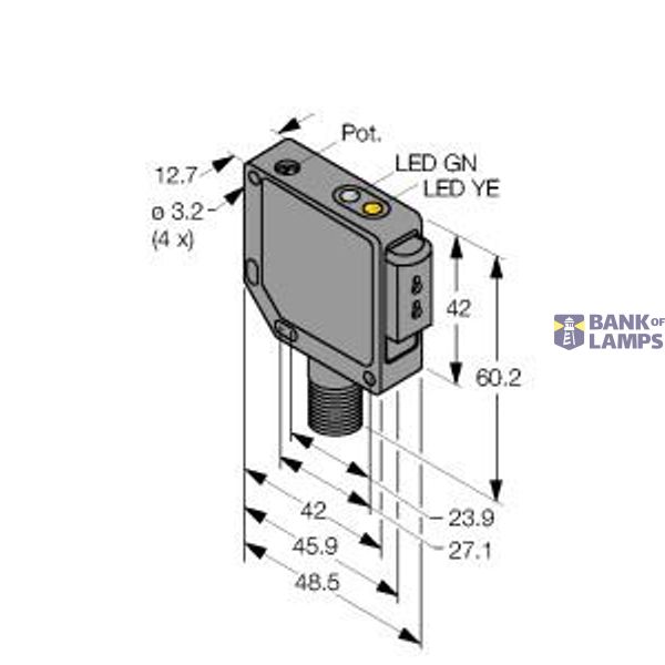 Photoelectric Sensor Photoelectric Sensor for Plastic Fibers   QM42VN6FPQ image 1
