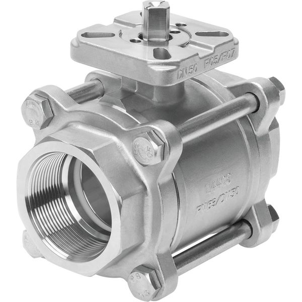 VZBA-21/2"-GG-63-T-22-F0710-V4V4T Ball valve image 1