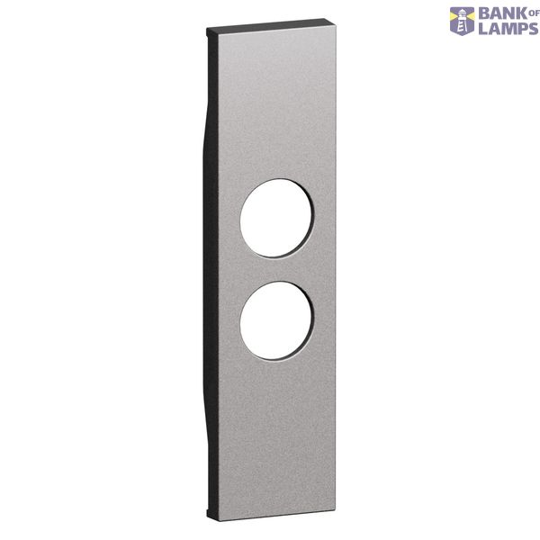 L.NOW - TV-SAT SOCKET COVER 1M STEEL image 1