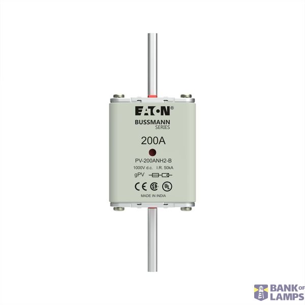 PV-200ANH2-B Eaton Bussmann series photovoltaic fuses image 1