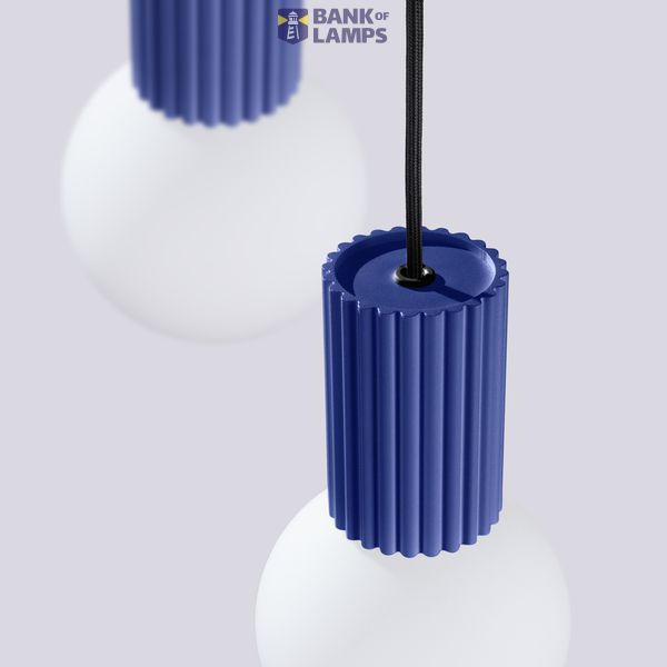 Pendant lamp HALO 3P ultramarine image 4