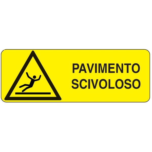 Rectangular danger sign - 350 x 125 mm image 1