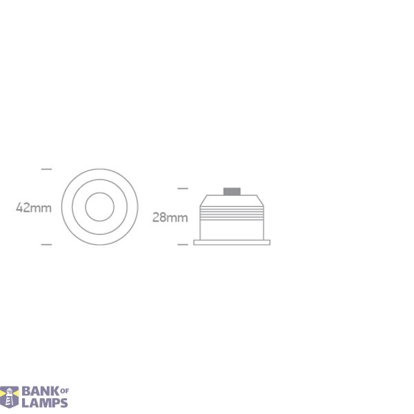 WHITE COB 3W CCTV 350mA IP20 image 2