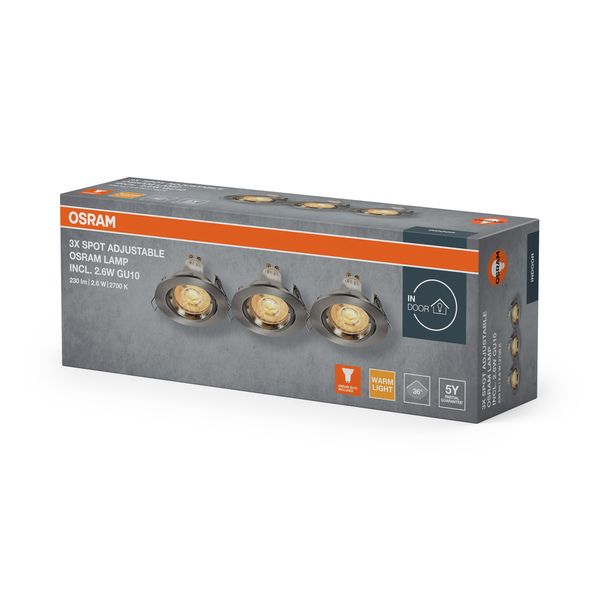 SPOT SET ADJTWIST 2.6W827GU10SNFS3 OSRAM image 2