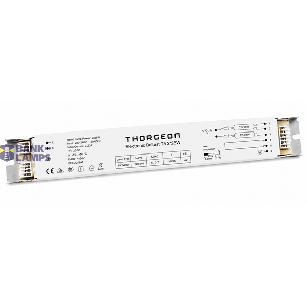 Electronic Ballast T5 2*28W image 1