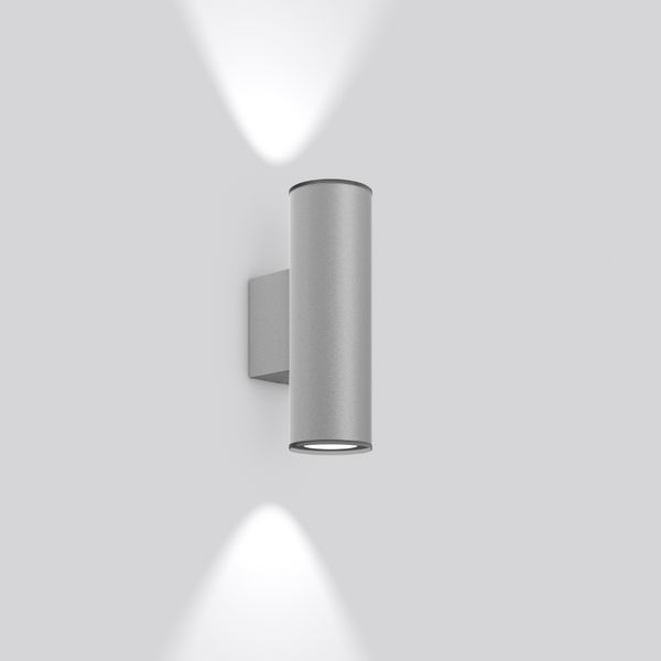 Cyl, 8 W, 280 lm, 830, silver, on/off Wall luminaires, L 100 B 154 H 3 image 2