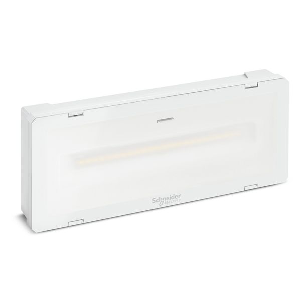 Emergency luminaire, Exiway Smartled, 230V, 1000lm, IP65, white image 1