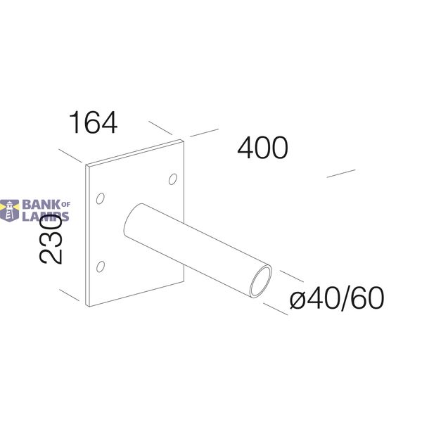WALL CONNECTION 248 RAL9006 image 2
