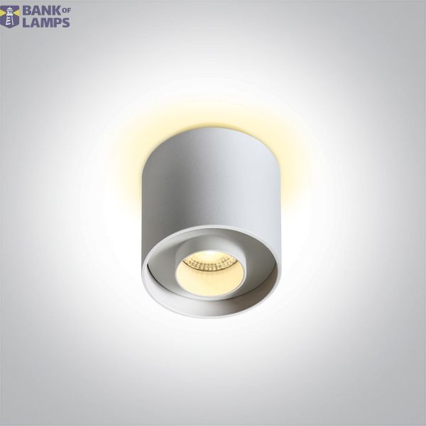 WHITE BACKLIT 8W WW IP20 230V DARK LIGHT image 1