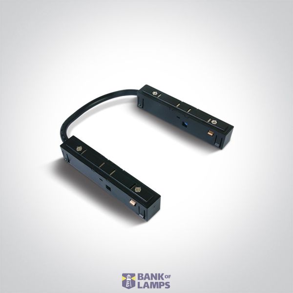 BLACK LIVE CONNECTOR/CORNER FOR MAGNETIC PROFILES MINI/MIDI/MAXI image 1