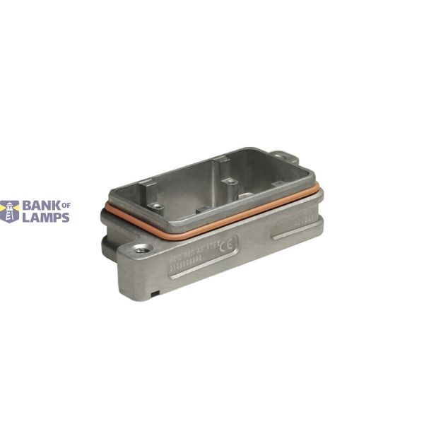 Housing industry connectors, Bulkhead housing, Clamping yoke connectio image 1