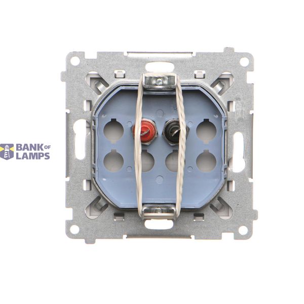 Double socket outlet with earthing and current phase constancy, 16A, cream white/electro white image 1