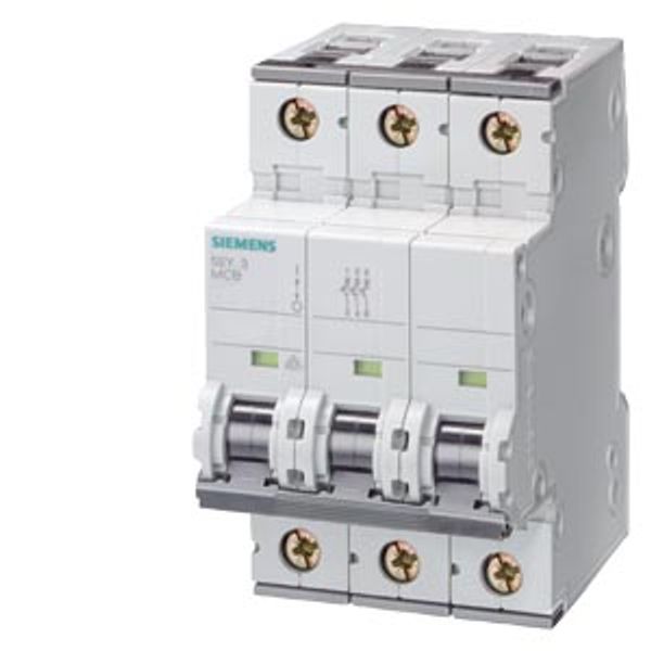 Miniature circuit breaker 400 V D=70 mm 25 kA acc. to EN 60947-2, 3-pole, D2 image 1