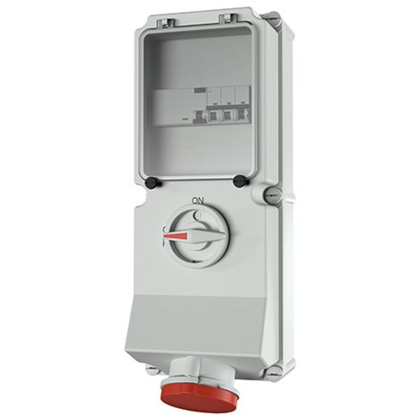 WCD 63A5P 6H400V IP44 DUO vv aard.+autom image 2