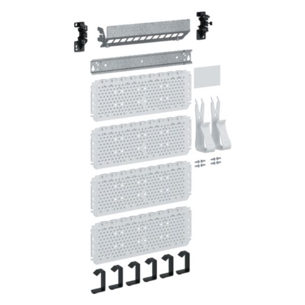 Multimedia expansion package, volta, 5 rows, without door, Keystone module carrier image 1