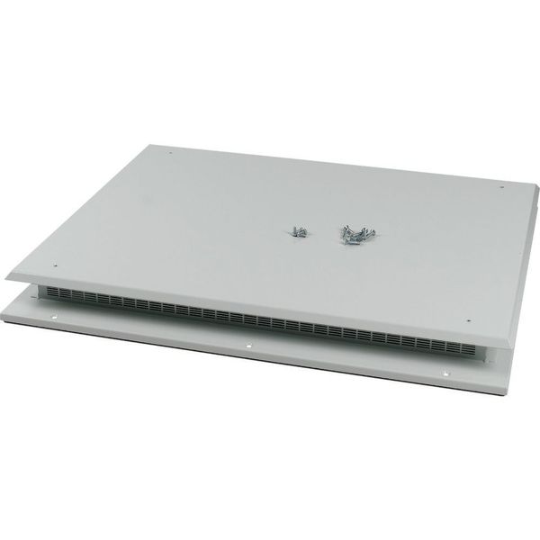 XTSZPTAV-W1200 Top plate for OpenFrame, ventilated, W=1200mm, IP31, grey image 6