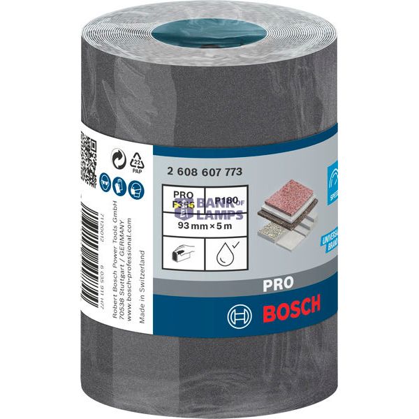 C355 sanding roll 93 mm, 5 m, 180 image 2