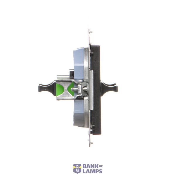 Double socket outlet with earthing and shutters - Czech pin system, Silver matt, metalic, 16A image 1