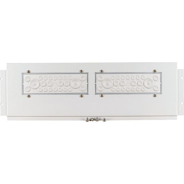 BP-FLP-600-2K-W Cable entry / flange plate for W=600mm, pass-through flange, white image 3