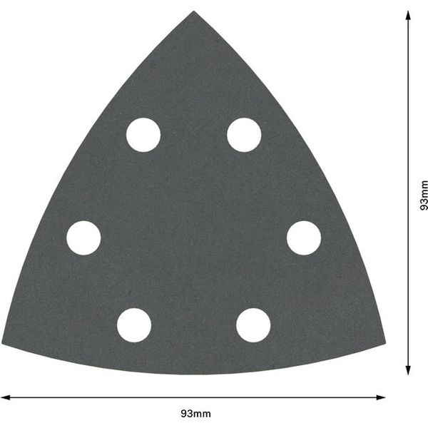 F355 sanding sheet, pack of 5 93 mm, 400 image 1